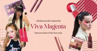 3 makeup looks inspired by viva magenta