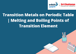 boiling points of transition element