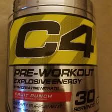 calories in cellucor c4 and nutrition facts