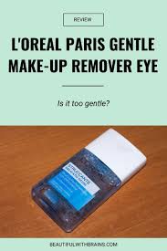 l gentle make up remover eye