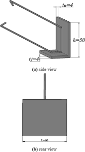 angle connector in composite beam