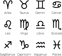 simbolos signos del zodiaco transpa