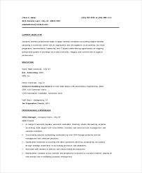 Bookkeeper Resume Template 5 Free Word Pdf Documents