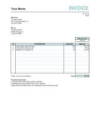 Hourly Service Freelance Excel Invoice Template With Minutes