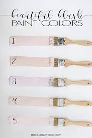 Beautiful Blush Paint Colors Maison