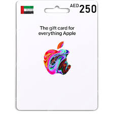 apple itunes gift card 250aed uae