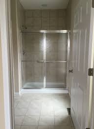 Hammer Glass Chrome Shower Door With