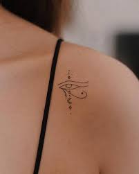 eye of horus tattoo located on the