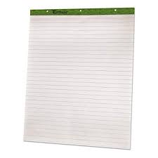Ampad 24034 Flip Charts 1 Ruled 27 X 34 White 50 Sheets Pack Of 2