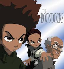 defiant boondocks cartoon puts race