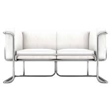 2 seat sofa modern white