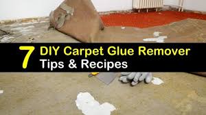 7 Homemade Carpet Glue Remover Recipes