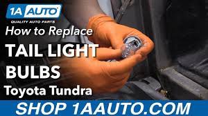 How to Replace Tail Light Bulbs 00-06 Toyota Tundra - YouTube