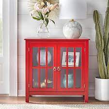 Country Style Glass Door Storage