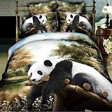 animal print bedding panda