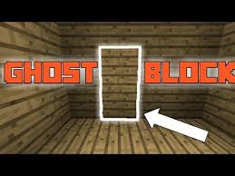 Make Ghost Invisible Blocks Minecraft