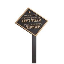 Stake Mount Bronze Plaques American