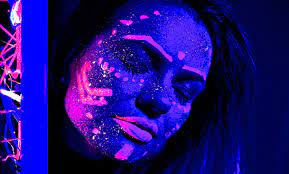 uv fluorescent body paints