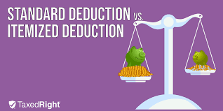 itemized deductions vs standard