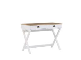 Backed by a bush business furniture 10 year warranty. Home Office Desk 103 X 50 Cm White With Light Wood Ekart Beliani De