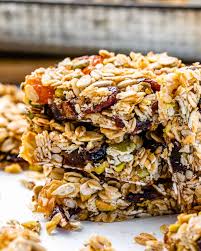 homemade oatmeal granola bars healthy