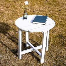 Plastic Outdoor Side Table For Patio