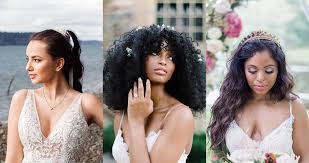 Curly hair is different from other hair textures. How To Style Curly Hair For Your Wedding Curly Wedding Hairstyles