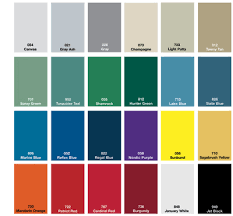Buy Penco Color Chart At Centar Industries
