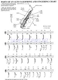 Preview Pdf Parts Of An Alto Saxophone And Fingering Chart 1