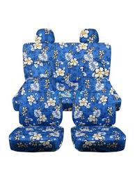 Hawaiian Print Car Seat Covers W 4 2