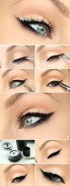 top party eye makeup step by step for