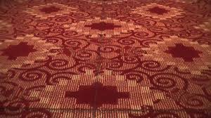 patterned commercial carpet in very