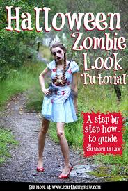 step by step halloween zombie look tutorial