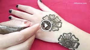 flowers henna mehndi designs for back