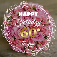 free 60th years happy birthday image