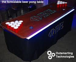 The difference between chandeliers and classic beer pong is that plastic cups are all set up in the middle of the table. How To Make The Best Beer Pong Table On Campus 9 Steps With Pictures Instructables