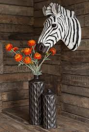 Zebra Head Wall Display Bibi S Boutique