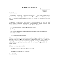 Proposal Letter To A Client Sample Proposal Letter To A