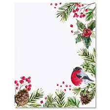 Amazon Com Splash Of Holiday Christmas Letter Papers Set