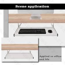 It is an excellent addition to a contemporary style home decor. Buy Frmsaet Furniture Accessories Office Product Suits Hardware 20 24 30 Inches Keyboard Drawer Tray Wood Holder Under Desk Adjustable Height Platform 20 Inches White Online In Germany B07qf5vq6b
