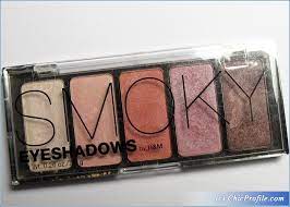 h m smoky pink eyeshadow palette review