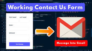 form html css php contact form to gmail