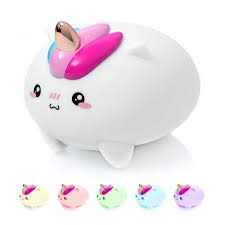 Shop Silicone Tap Color Changing Animal Led Night Light Unicorn 6 3 X 5 2 X 4 5 Overstock 29779638