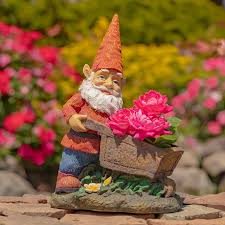17 Tall Spring Gnome Garden Statue