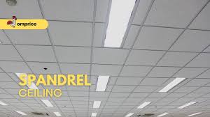 spandrel ceiling list and size