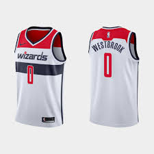 Russell westbrook oklahoma city thunder nike icon edition swingman. Wizards Associateion Edition Russell Westbrook 0 Jersey White