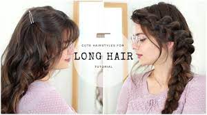 A slick back is brilliant if you suffer from cowlicks. Cute Easy Hairstyles For Long Hair Youtube