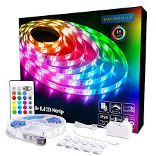 Led Strip Lights 16 4ft Rgb 5050 Leds Color Changing Kit With 24key Remote Control And Power Supply Mood Lighting Led Strips For Home Kitchen Christmas Indoor Decoration Buy Products Online With