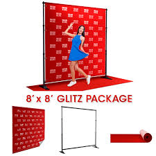 glitz package 8 x8 step and repeat la
