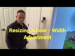 resizing width of an interior door